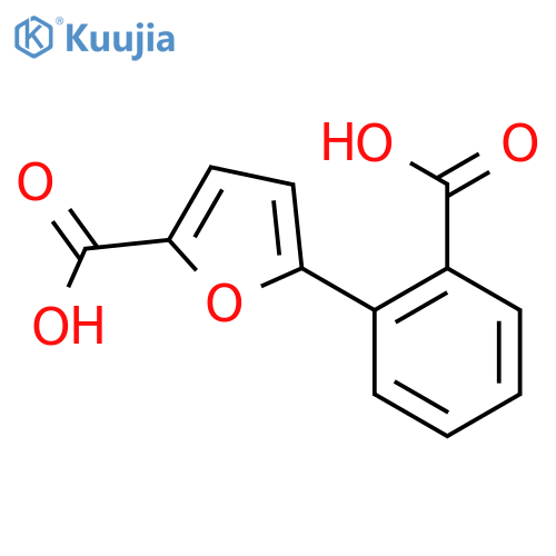 2-Furancarboxylic acid,5-(2-carboxyphenyl)- structure