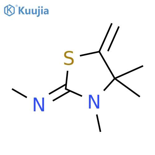 Methanamine, N-(3,4,4-trimethyl-5-methylene-2-thiazolidinylidene)- structure
