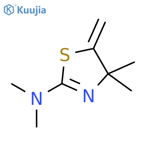 2-Thiazolamine, 4,5-dihydro-N,N,4,4-tetramethyl-5-methylene- structure