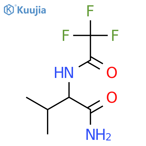 Butanamide, 3-methyl-2-[(trifluoroacetyl)amino]- structure