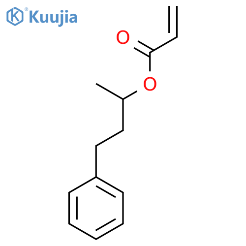 2-Propenoic acid, 1-methyl-3-phenylpropyl ester structure