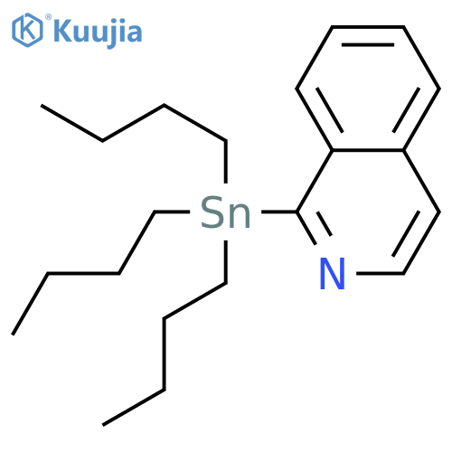 1-(tributylstannyl)isoquinoline structure