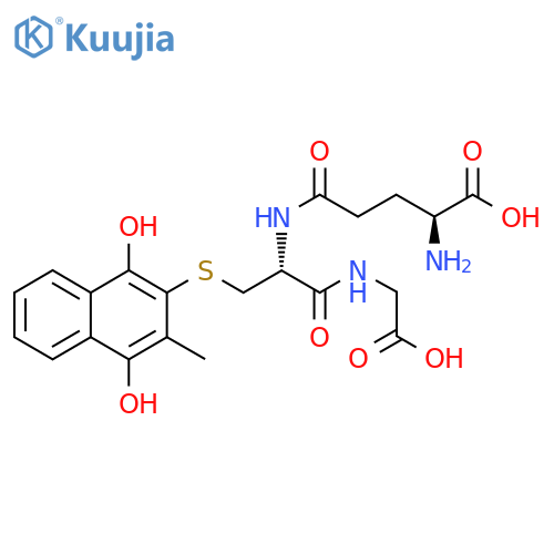 Glycine, L-g-glutamyl-S-(1,4-dihydroxy-3-methyl-2-naphthalenyl)-L-cysteinyl- structure