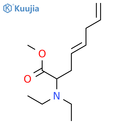 4,7-Octadienoic acid, 2-(diethylamino)-, methyl ester structure