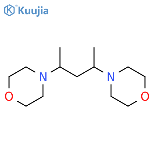 Morpholine, 4,4'-(1,3-dimethyl-1,3-propanediyl)bis- structure