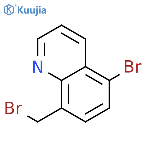 5-Bromo-8-(bromomethyl)quinoline structure