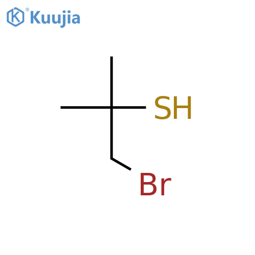 2-Propanethiol, 1-bromo-2-methyl- structure
