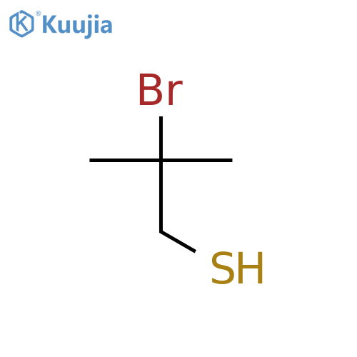1-Propanethiol, 2-bromo-2-methyl- structure