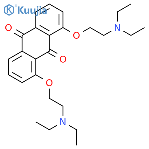 9,10-Anthracenedione, 1,8-bis[2-(diethylamino)ethoxy]- structure