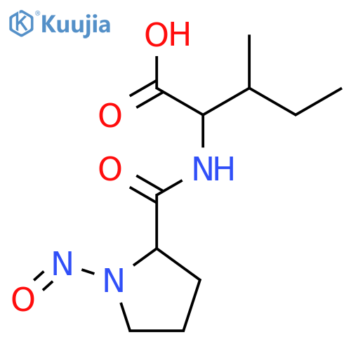 1-nitroso-L-prolyl-L-isoleucine structure