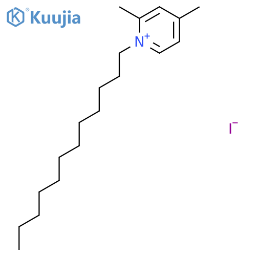 Pyridinium, 1-dodecyl-2,4-dimethyl-, iodide structure
