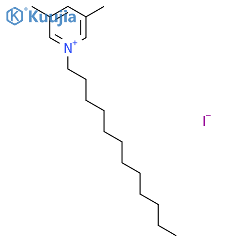 Pyridinium, 1-dodecyl-3,5-dimethyl-, iodide structure