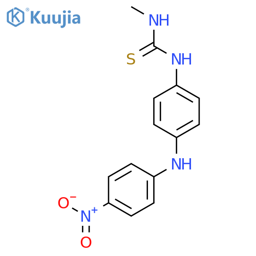 Thiourea, N-methyl-N'-[4-[(4-nitrophenyl)amino]phenyl]- structure