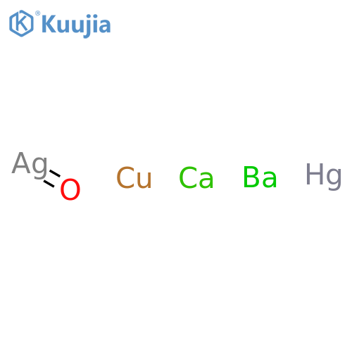 Barium calcium copper mercury silver oxide structure
