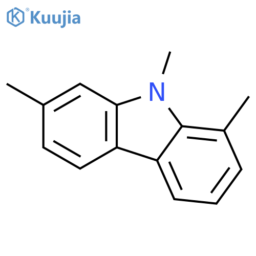 9H-Carbazole, 1,7,9-trimethyl- structure