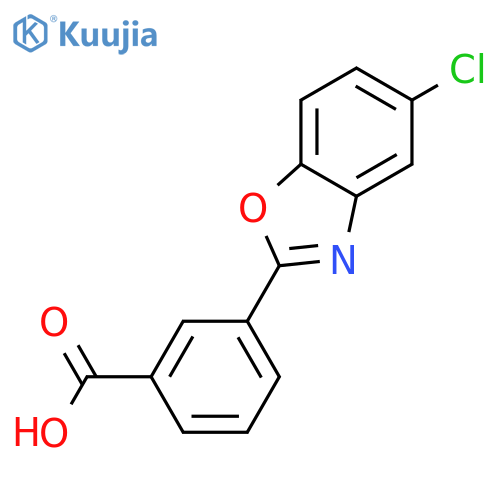 3-(5-Chloro-benzooxazol-2-yl)-benzoic acid structure