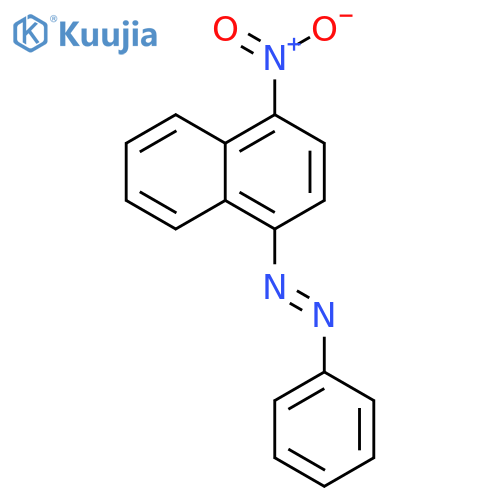 Diazene, (4-nitro-1-naphthalenyl)phenyl-, (E)- structure