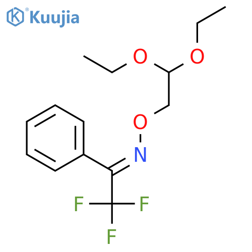 Ethanone, 2,2,2-trifluoro-1-phenyl-, O-(2,2-diethoxyethyl)oxime structure