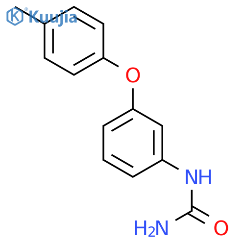 UREA, [3-(4-METHYLPHENOXY)PHENYL]- structure