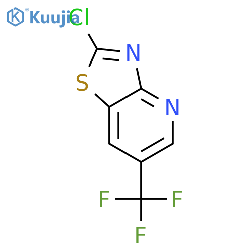 2-Chloro-6-(trifluoromethyl)thiazolo[4,5-b]pyridine structure