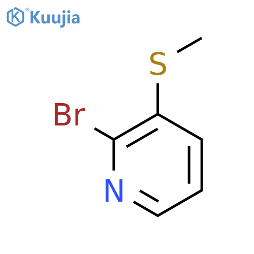 2-bromo-3-(methylthio)pyridine structure