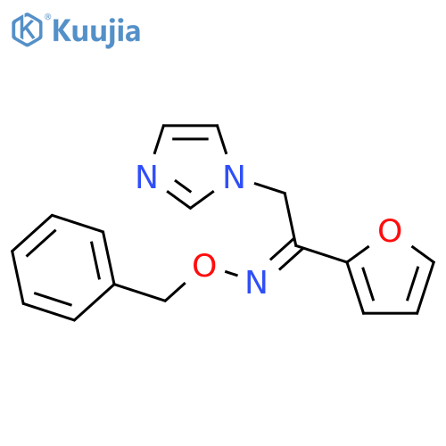 Ethanone, 1-(2-furanyl)-2-(1H-imidazol-1-yl)-, O-(phenylmethyl)oxime structure