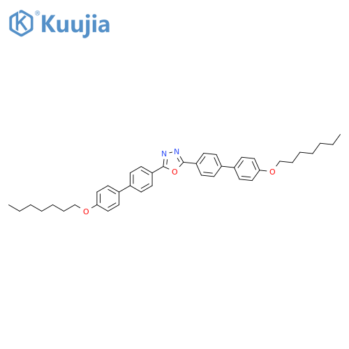 1,3,4-OXADIAZOLE, 2,5-BIS[4'-(HEPTYLOXY)[1,1'-BIPHENYL]-4-YL]- structure