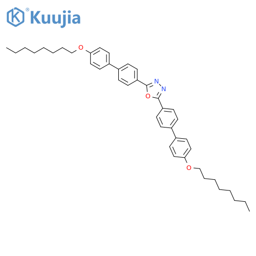 1,3,4-Oxadiazole, 2,5-bis[4'-(octyloxy)[1,1'-biphenyl]-4-yl]- structure