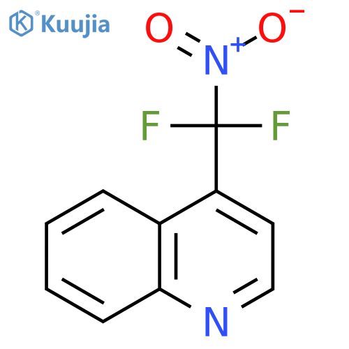 Quinoline, 4-(difluoronitromethyl)- structure