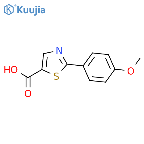 2-(4-Methoxyphenyl)-1,3-thiazole-5-carboxylic Acid structure