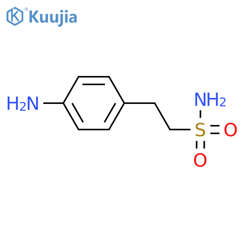 2-(4-aminophenyl)ethane-1-sulfonamide structure