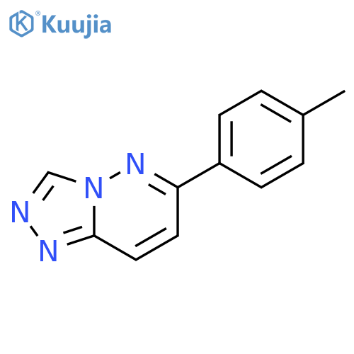 1,2,4-Triazolo[4,3-b]pyridazine, 6-(4-methylphenyl)- structure