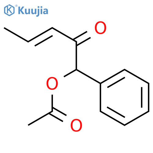 3-Penten-2-one, 1-(acetyloxy)-1-phenyl-, (E)- structure