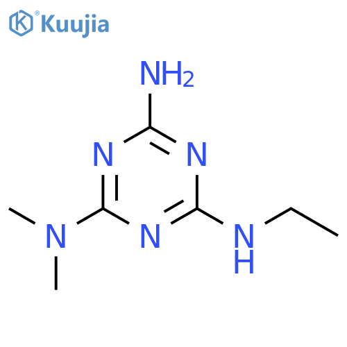 1,3,5-Triazine-2,4,6-triamine, N'-ethyl-N,N-dimethyl- structure