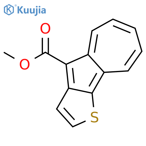 Azuleno[1,2-b]thiophene-4-carboxylic acid, methyl ester structure