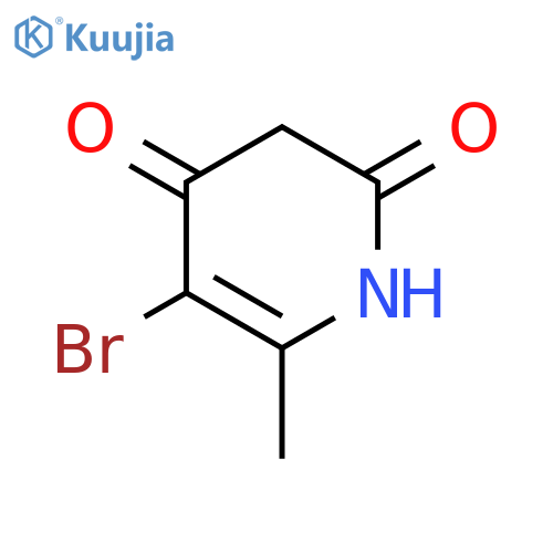 2,4(1H,3H)-Pyridinedione, 5-bromo-6-methyl- structure