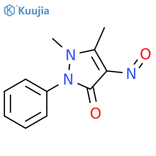 4-Nitrosoantipyrine structure