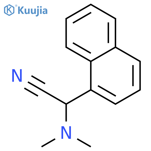 (α-1-Naphthyl)(α-N,N-dimethylamino)acetonitrile structure
