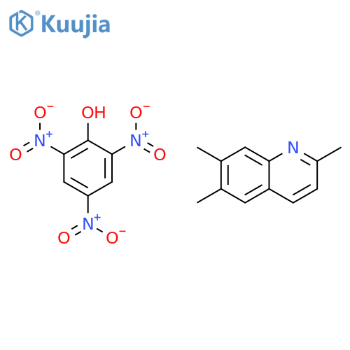 Quinoline, 2,6,7-trimethyl-, compd. with 2,4,6-trinitrophenol (1:1) structure