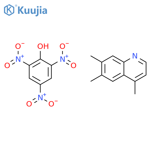 Quinoline, 4,6,7-trimethyl-, compd. with 2,4,6-trinitrophenol (1:1) structure