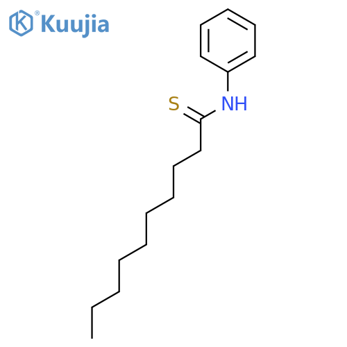 Decanethioamide, N-phenyl- structure