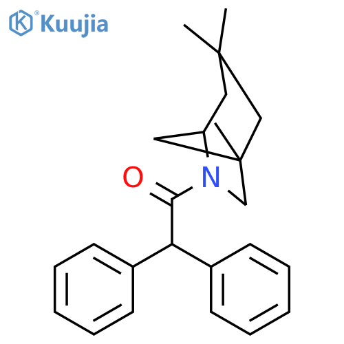 6-Azabicyclo[3.2.1]octane, 6-(diphenylacetyl)-1,3,3-trimethyl- structure