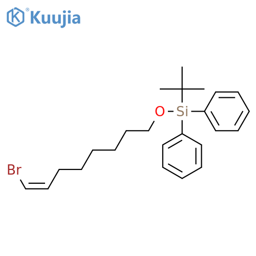SILANE, [[(7Z)-8-BROMO-7-OCTENYL]OXY](1,1-DIMETHYLETHYL)DIPHENYL- structure