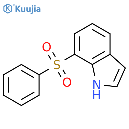 1H-Indole, 7-(phenylsulfonyl)- structure