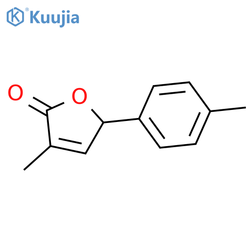 2(5H)-FURANONE, 3-METHYL-5-(4-METHYLPHENYL)- structure