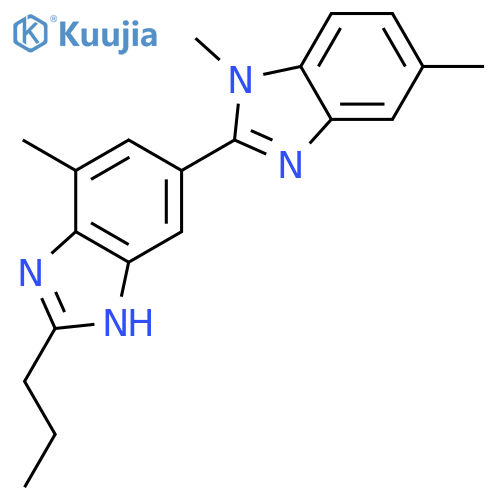 2,5'-BI-1H-BENZIMIDAZOLE, 1,5,7'-TRIMETHYL-2'-PROPYL- structure