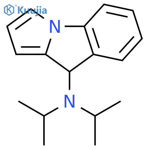9H-Pyrrolo[1,2-a]indol-9-amine, N,N-bis(1-methylethyl)- structure