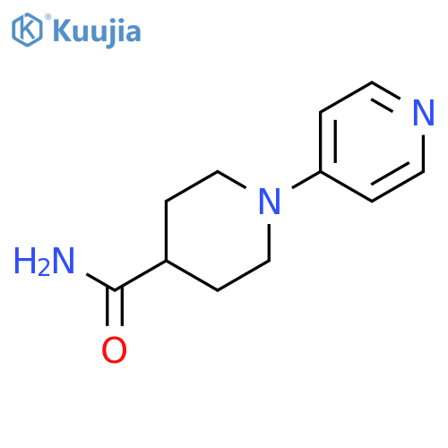1-(4-pyridinyl)-4-Piperidinecarboxamide structure