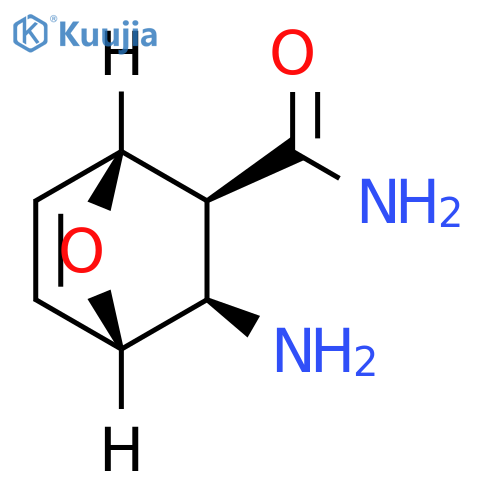 3-Amino-7-oxabicyclo2.2.1hept-5-ene-2-carboxamide hydrochloride structure