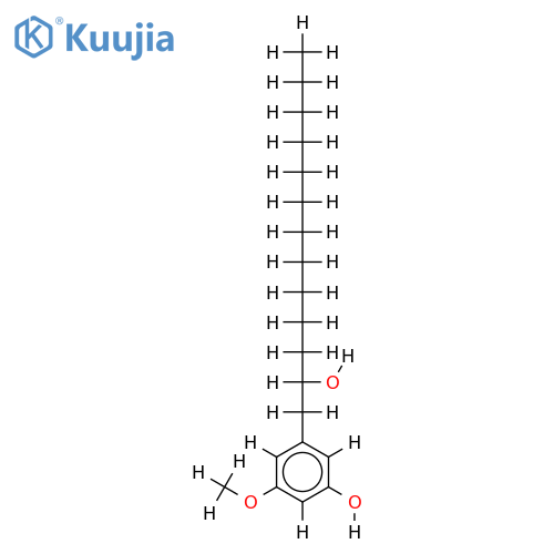 (2'R)-5-(2-hydroxytridecyl)resorcinol methylether structure